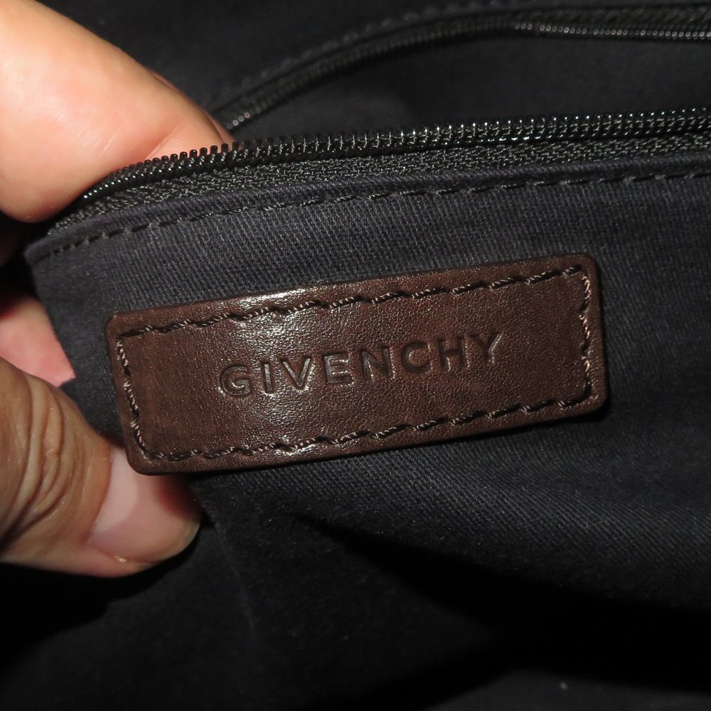 Givenchy Nightingale Small Bi Color Black Brown Lambskin Bag - Picture 7 of 15